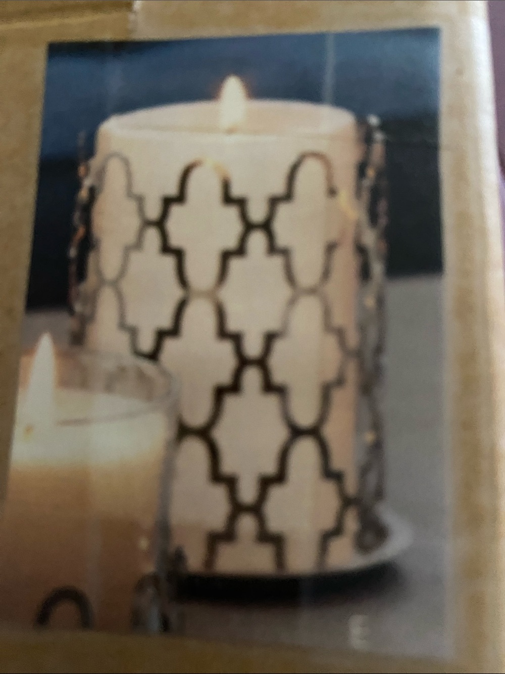 PartyLite Garden Gate Candle Sleeve